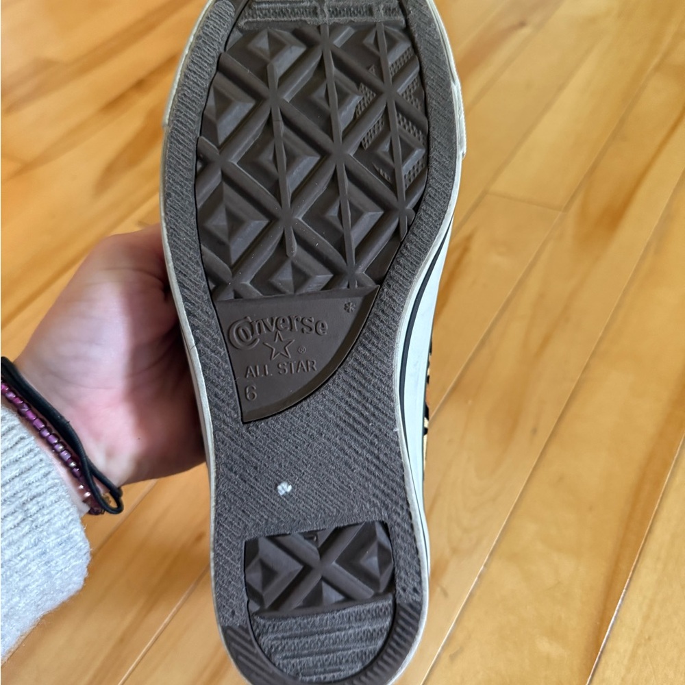 Converse Leopard print low top sneakers - Picture 4 of 5